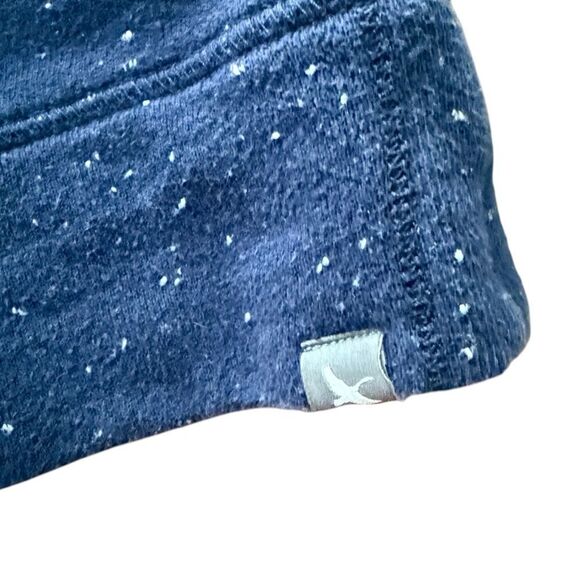 Eddie Bauer Crewneck Sweatshirt Navy Blue Speckled Medium - Picture 4 of 5